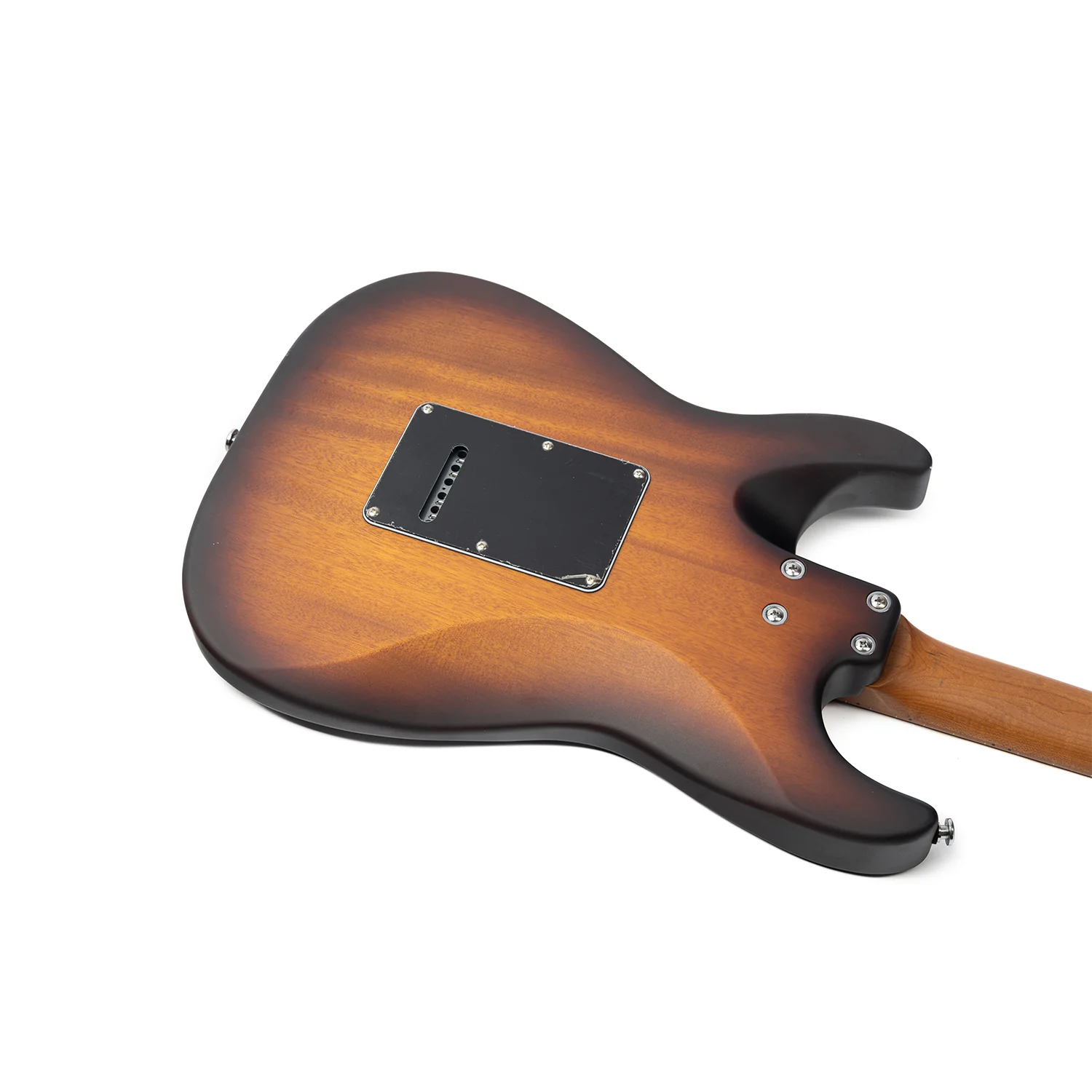 Eart Guitars, Nexus-S2, Electric Guitar Roasted Mahogany Body Canada Maple Neck 25.5" 22 Frets Synchronized Tremolo Pearl Blue/Black/Tobacco Burst - Image 7