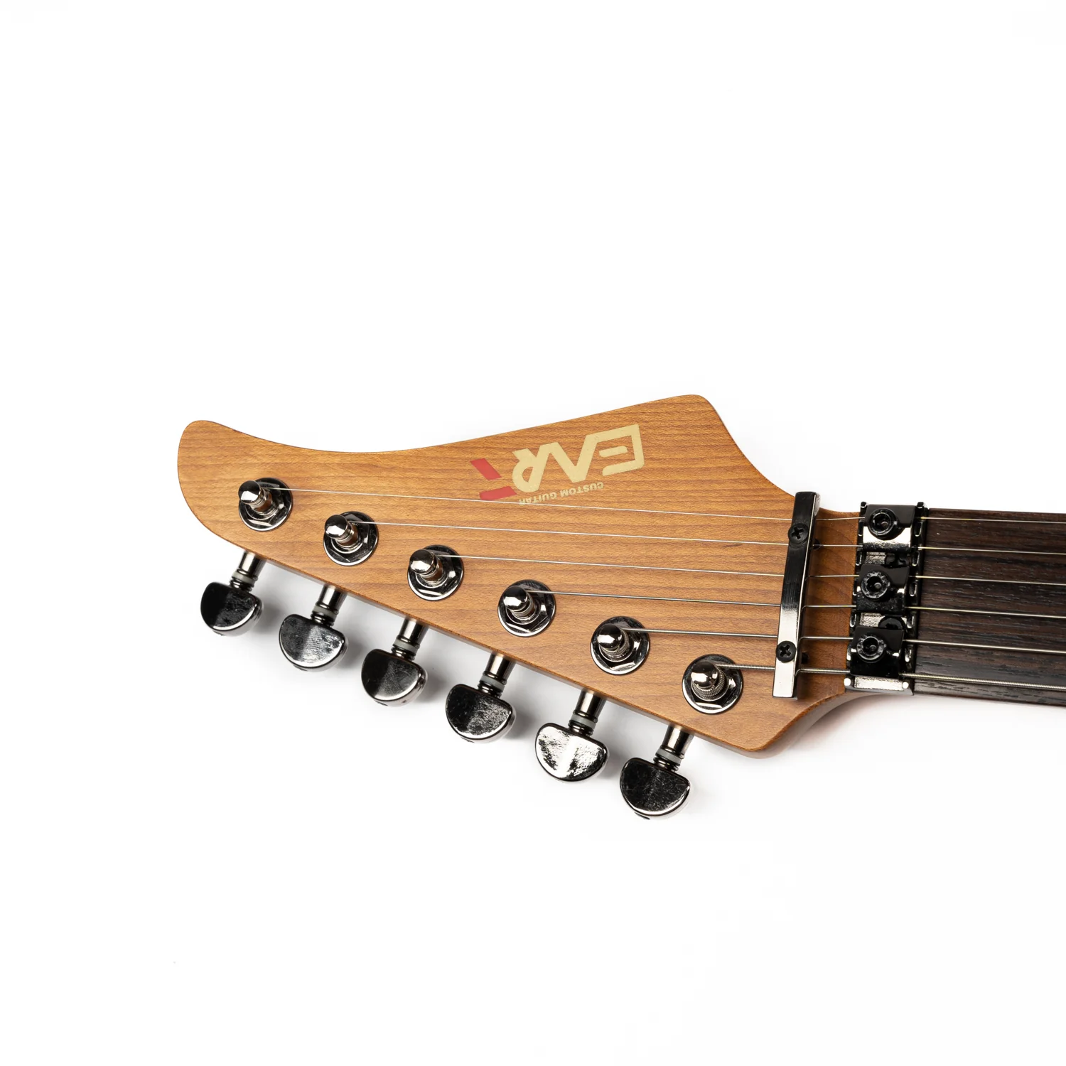 Eart Guitars, NK-1980, Floydrose Special Bridge, Roasted Book-match Mahogany Body Electric Guitar - Image 3