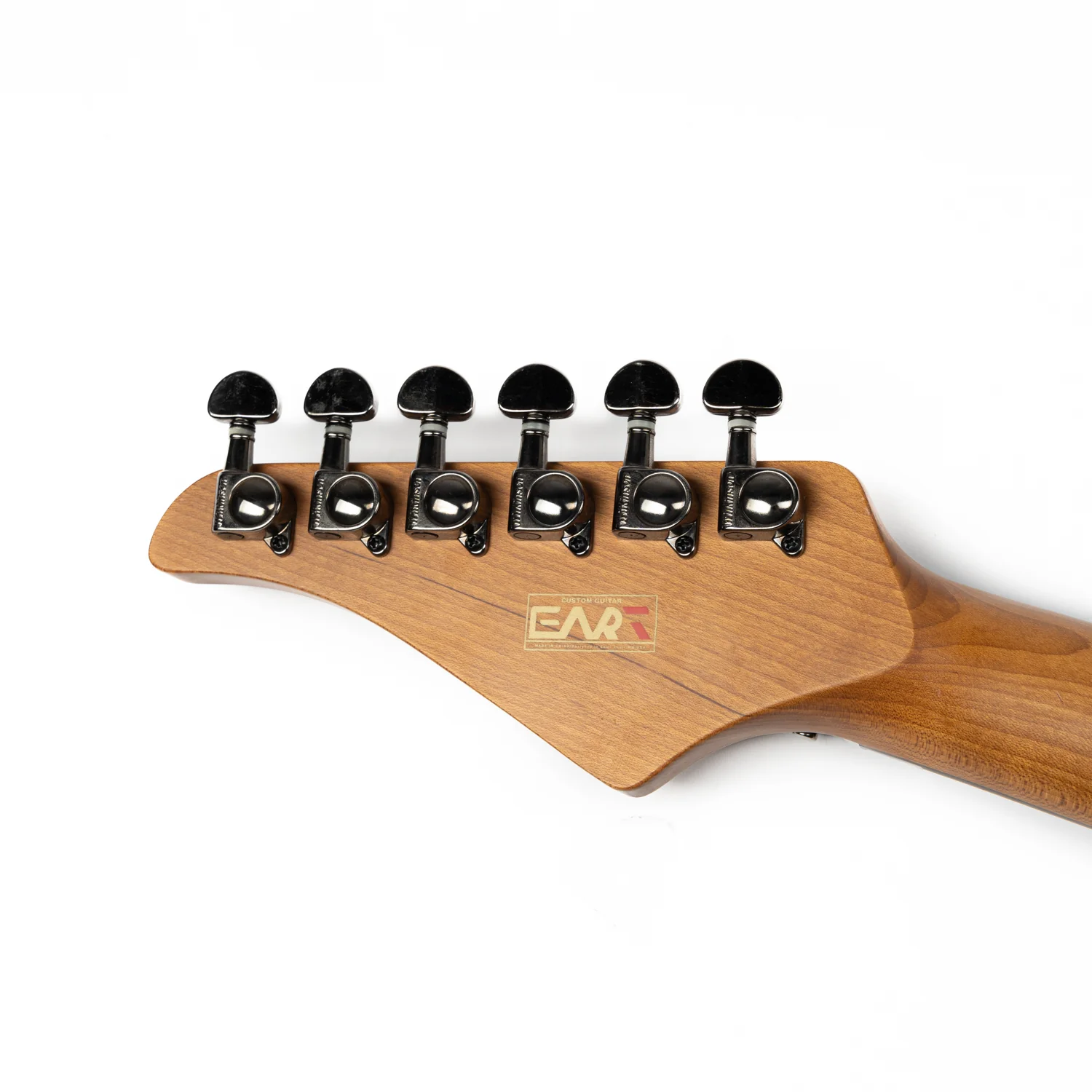 Eart Guitars, NK-1980, Floydrose Special Bridge, Roasted Book-match Mahogany Body Electric Guitar - Image 4