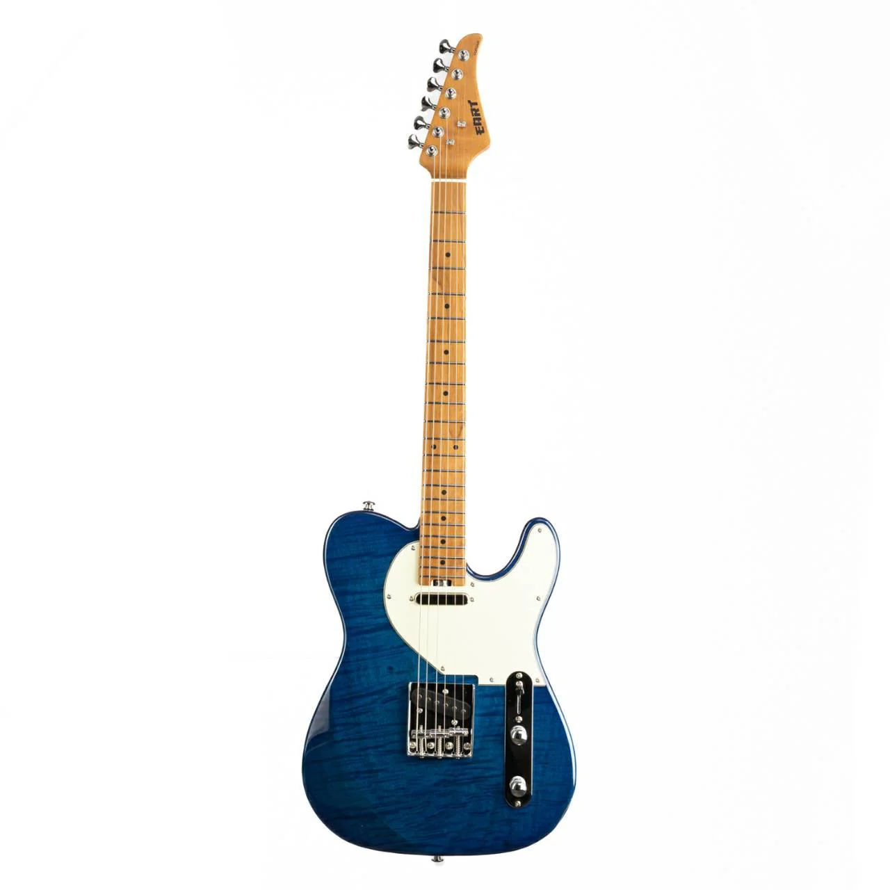 Eart Guitars, NK-C1(N), T Model Single Coil Pickups, 3-saddle Bridge Electric Guitar, Blue