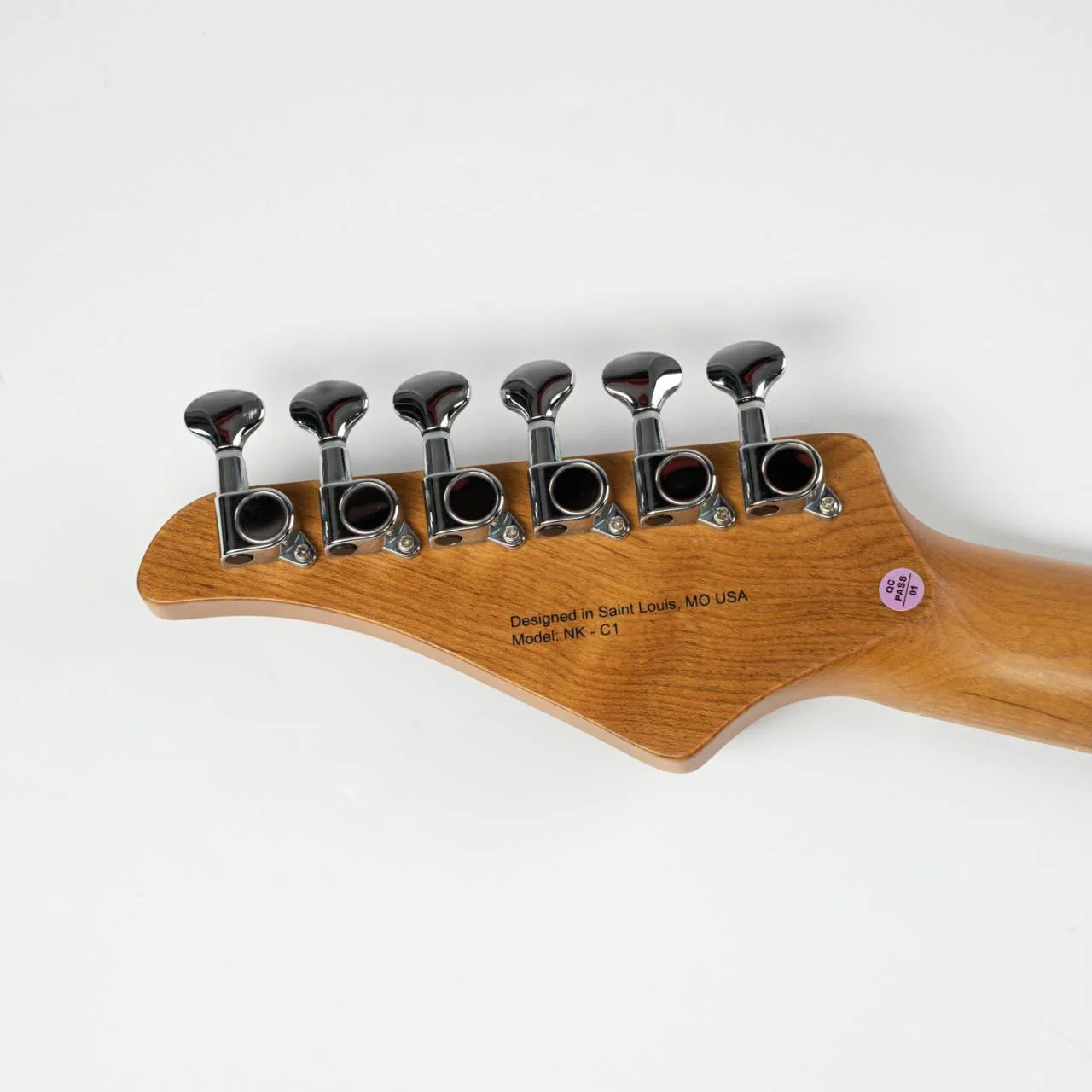 Eart Guitars, NK-C1(N), T Model Single Coil Pickups, 3-saddle Bridge Electric Guitar, Blue - Image 4