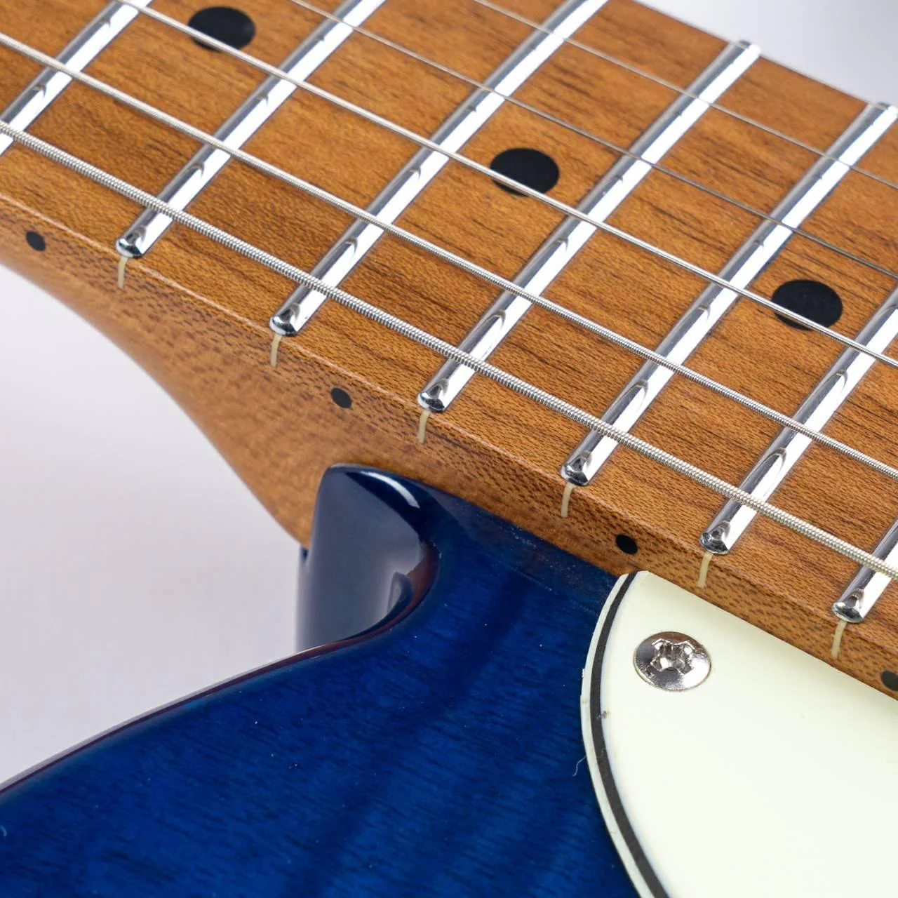 Eart Guitars, NK-C1(N), T Model Single Coil Pickups, 3-saddle Bridge Electric Guitar, Blue - Image 5