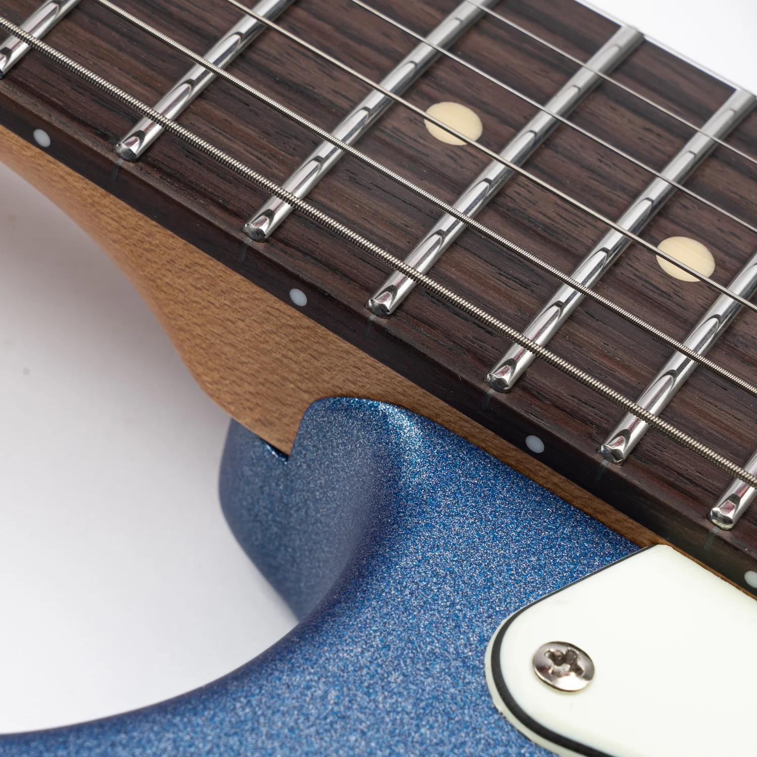 Eart Guitars, NK-VS30, Ceramic Single Coil Pickups Vintage Style Electric Guitar,Blue - Image 5