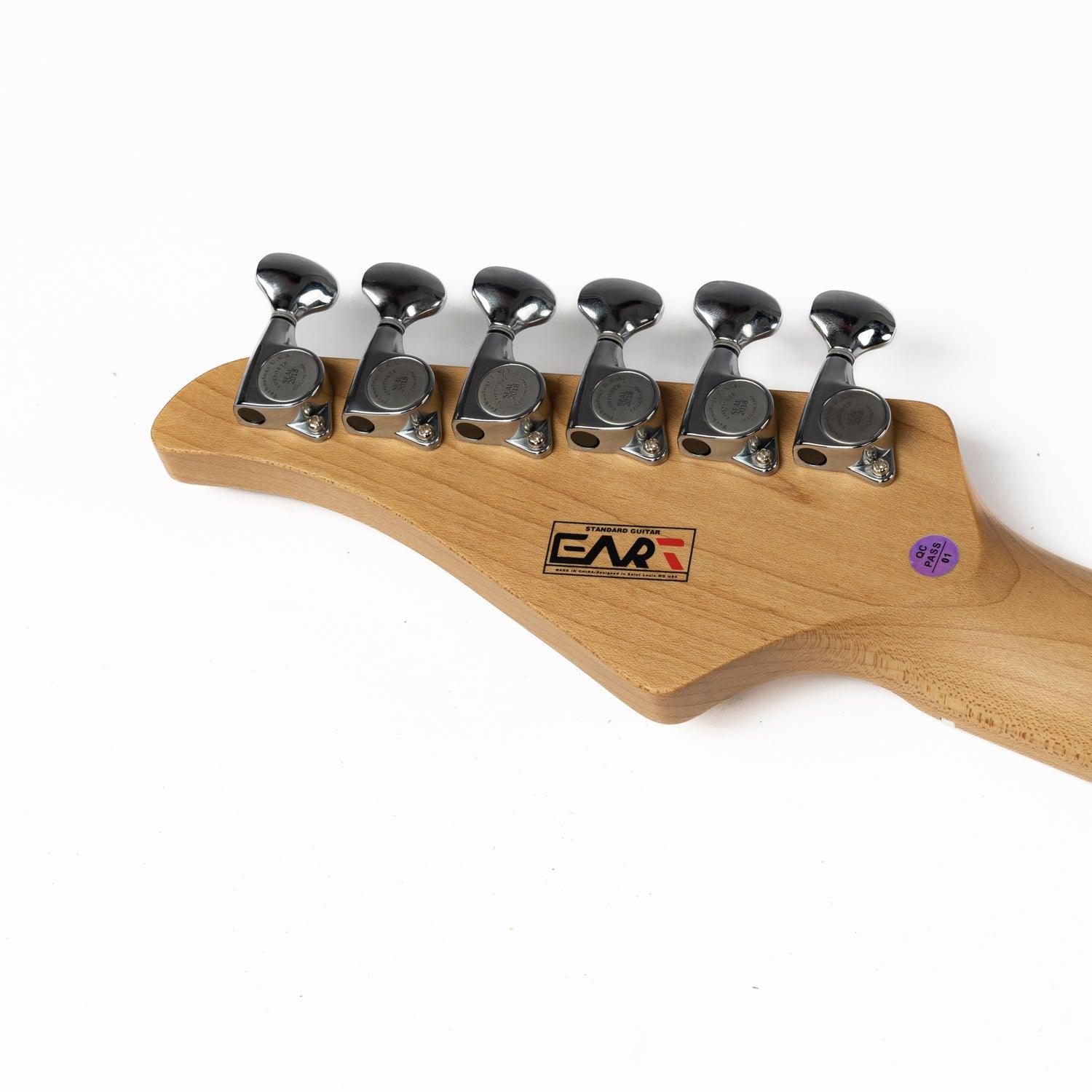Eart Guitars, NK-VS60, 2-Point Synchronized Tremolo Bridge Alnico V Pickups Classic Electric Guitars, Gold - Image 4