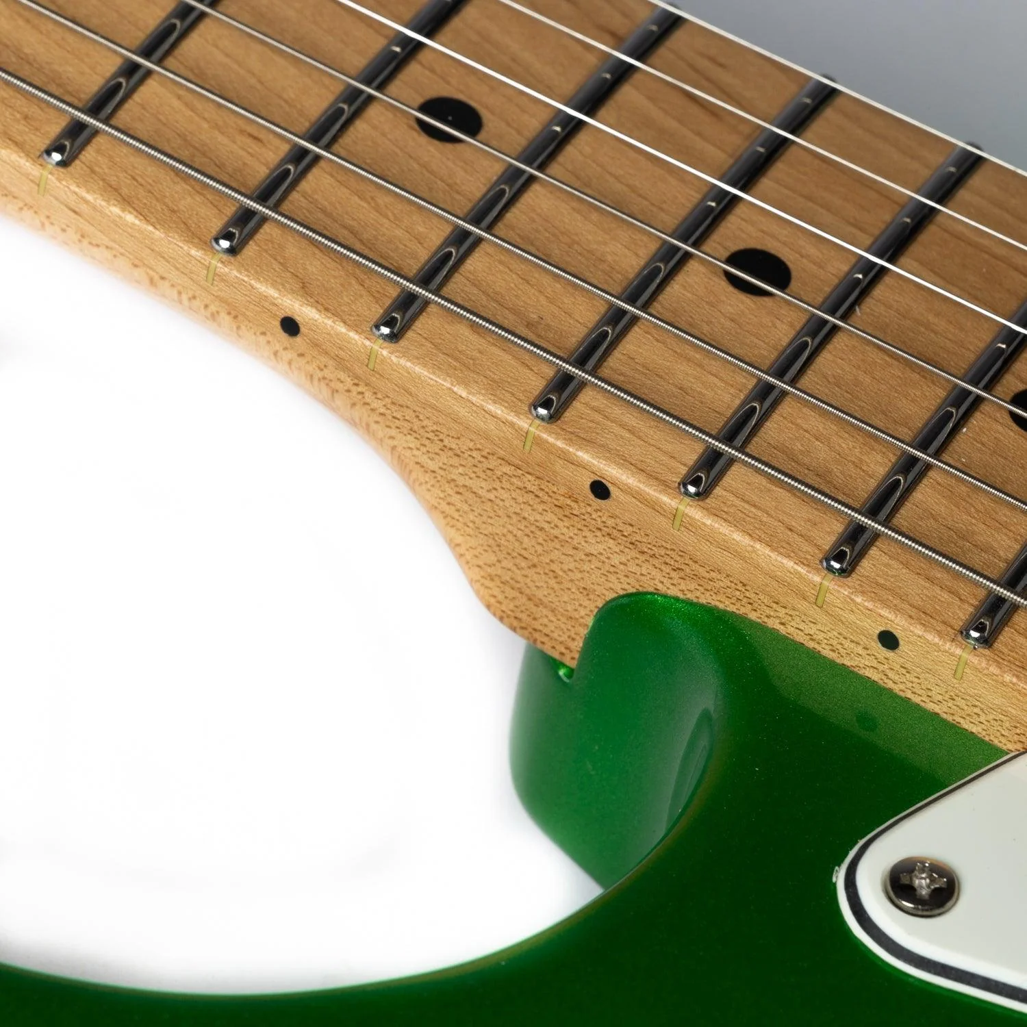 Eart Guitars, NK-VS60, 2-Point Synchronized Tremolo Bridge Alnico V Pickups Classic Electric Guitars, Pearl green - Image 6