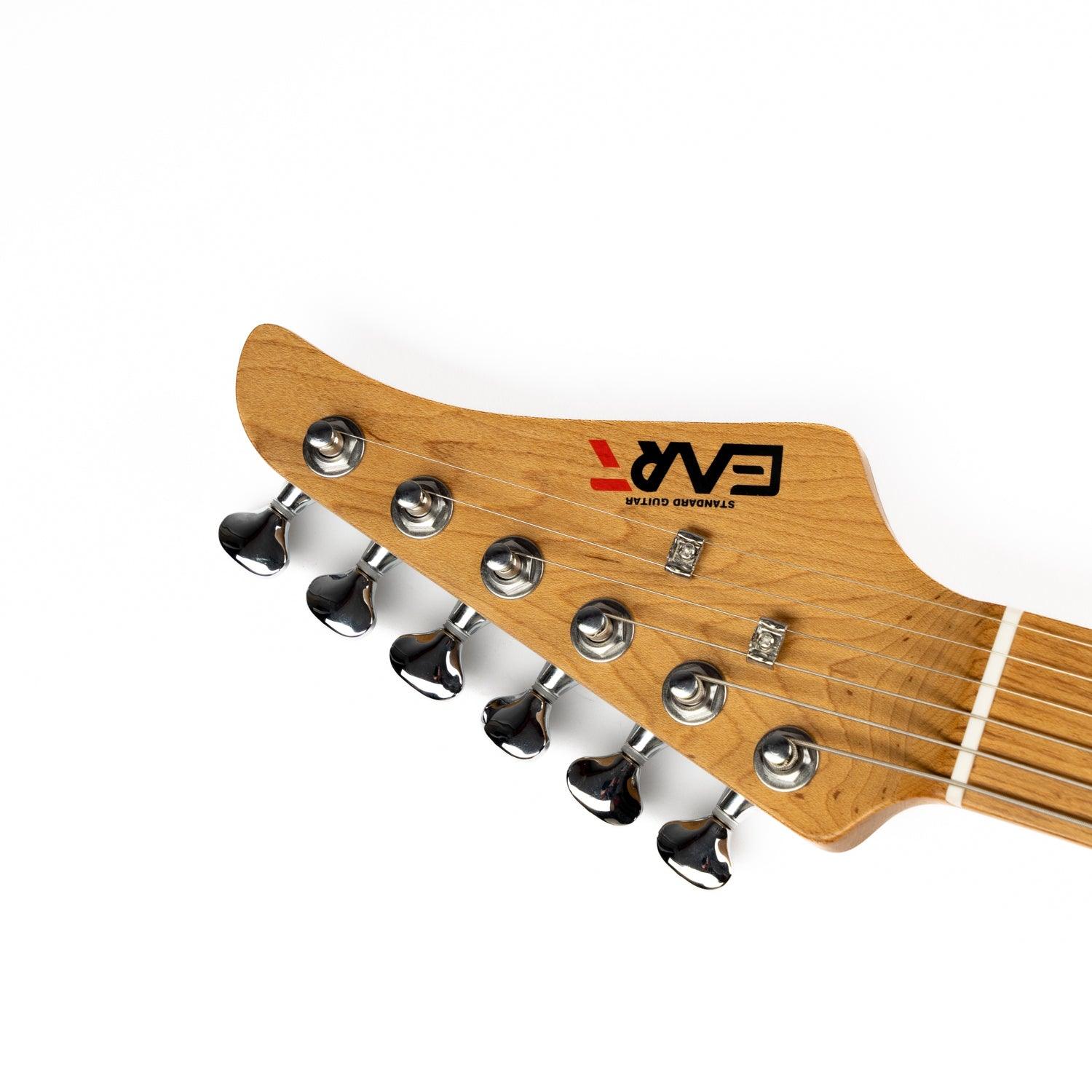 Eart Guitars, TL-380 Modern Tremolo Humbucker Pickups with Mini Switch Electric Guitars, Gold - Image 3