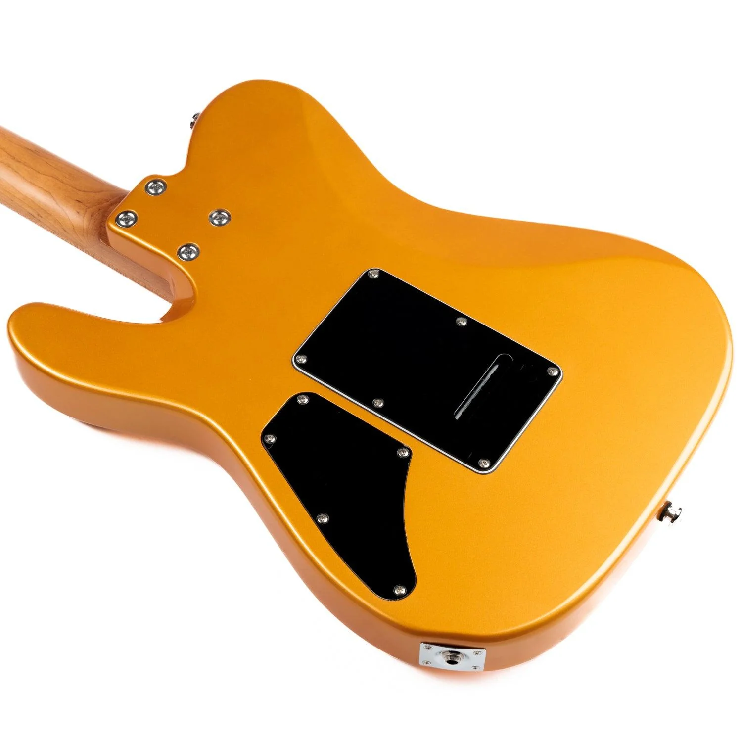 Eart Guitars, TL-380 Modern Tremolo Humbucker Pickups with Mini Switch Electric Guitars, Gold - Image 7