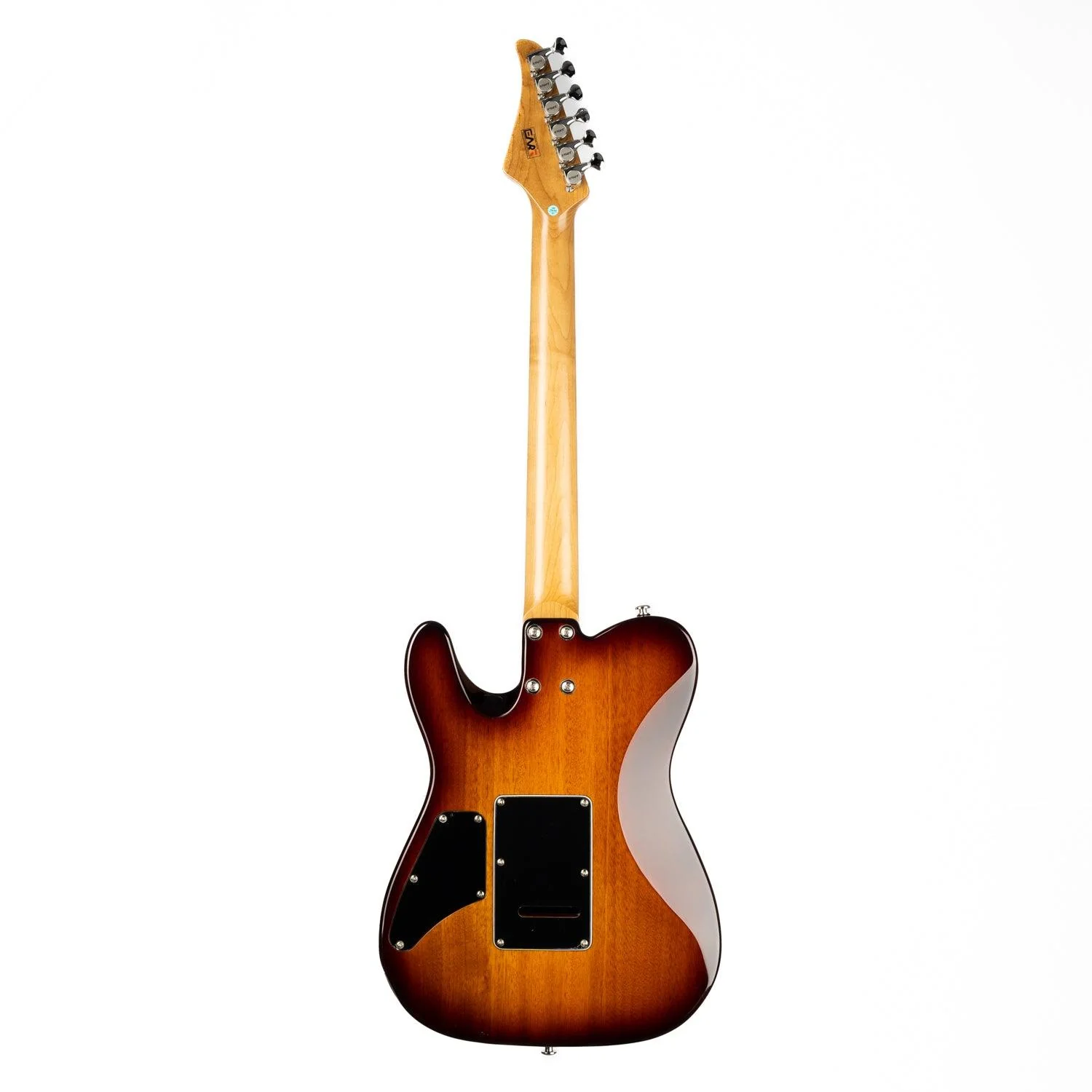 Eart Guitars, TL-380 Solid Body Electric Guitars, Tremolo Humbucker Pickups, Honey Burst - Image 2