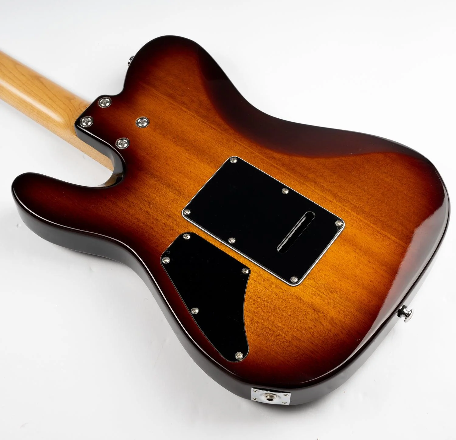 Eart Guitars, TL-380 Solid Body Electric Guitars, Tremolo Humbucker Pickups, Honey Burst - Image 7