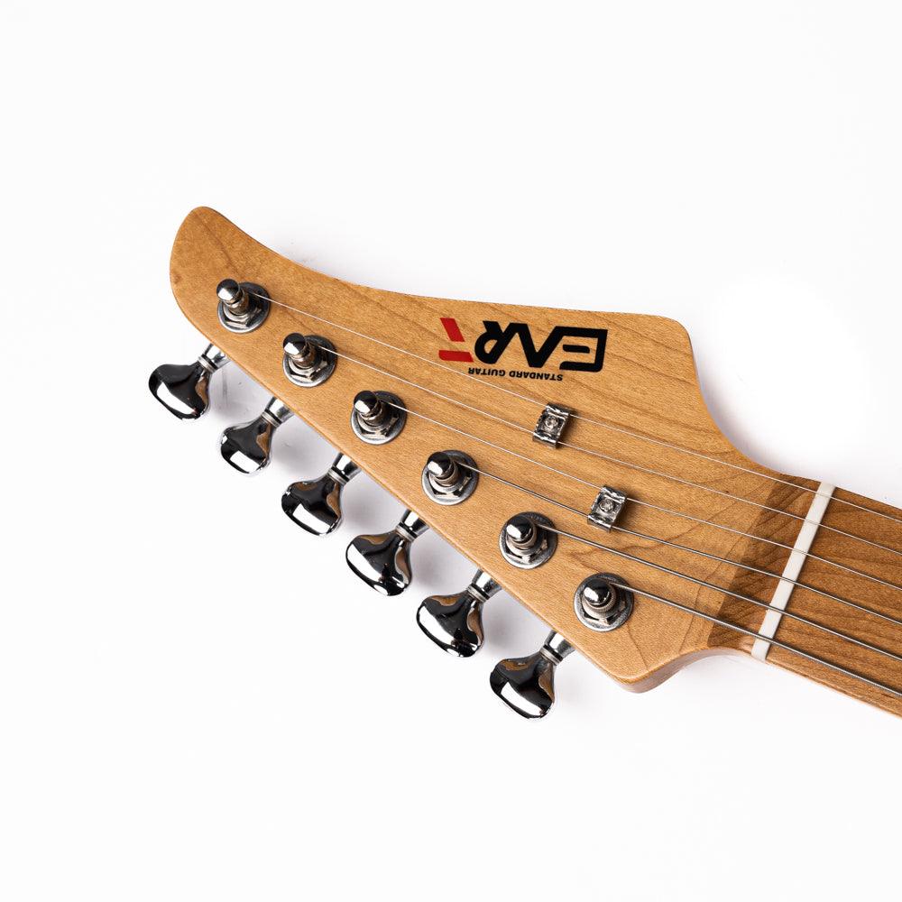 Eart Guitars, TL-380 Full Electric Guitar, 2-Point Synchronized Tremolo Bridge, Humbucker Pickups, Pearl Pink - Image 3