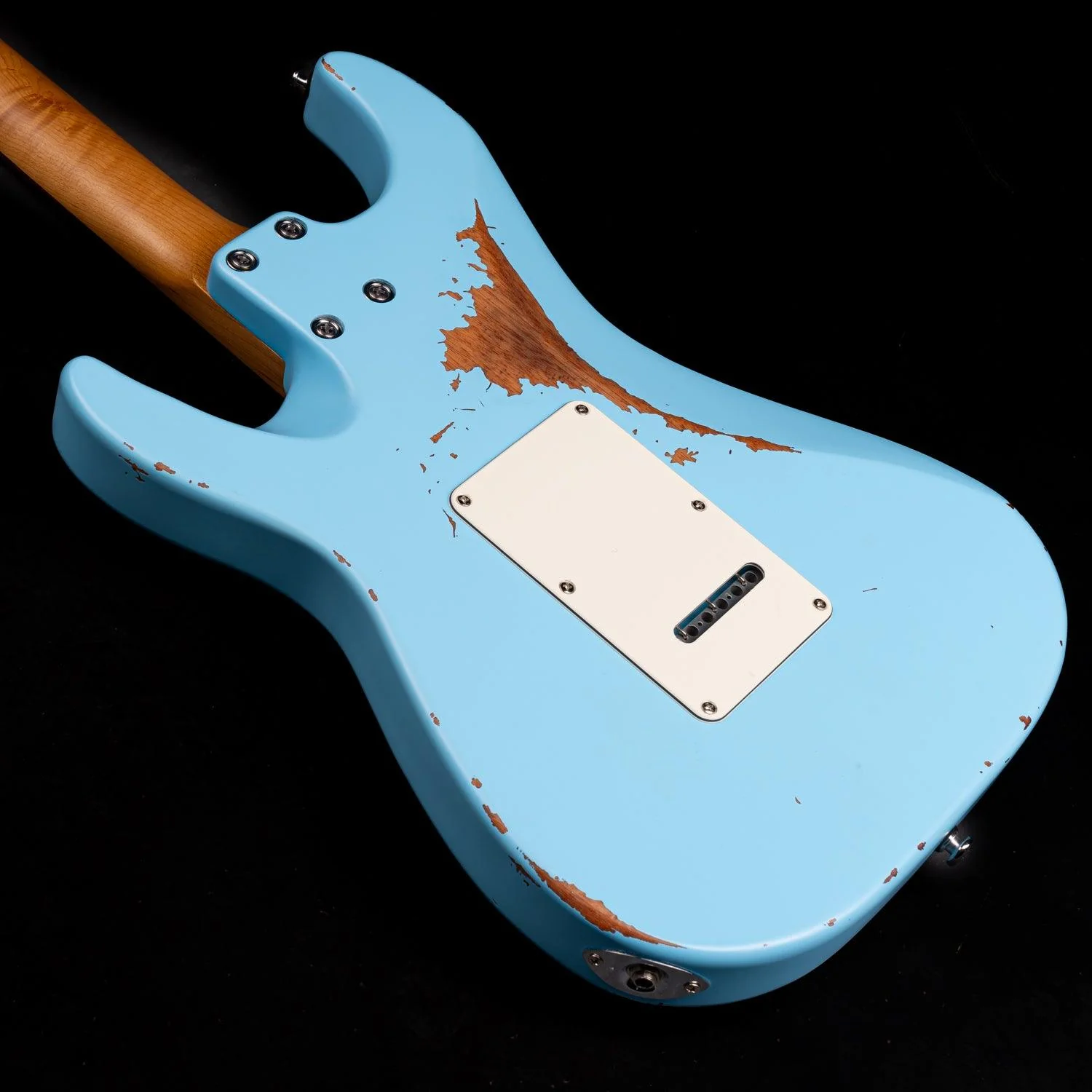 Eart Guitars, Vintage-VS60(M), 6 String Solid-Body Guitar-Full Size Relic Finish 6-Point Synchronized Tremolo Bridge Electric Guitar - Image 6