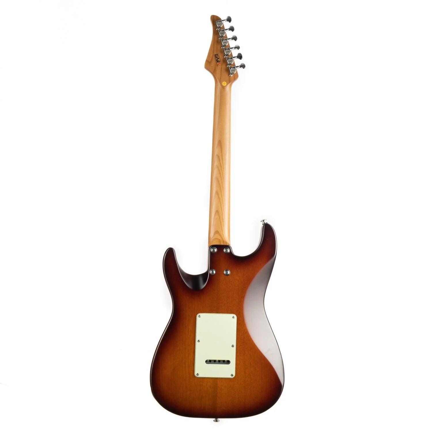 Eart Guitars, YMX-SG3, SSS Ceramic Single Coil Pickups Vintage Style Electric Guitar, Brown Sunburst - Image 2