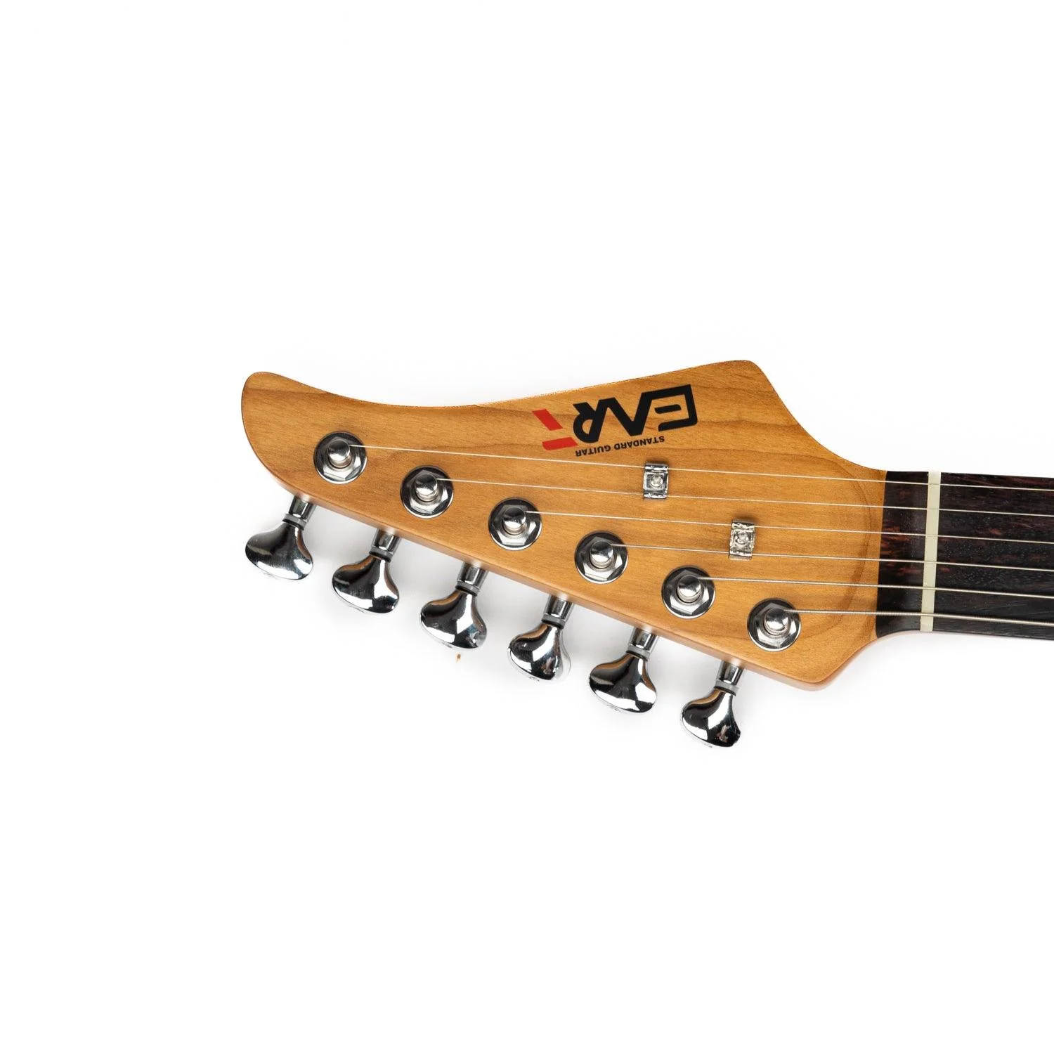 Eart Guitars, YMX-SG3, SSS Ceramic Single Coil Pickups Vintage Style Electric Guitar, Brown Sunburst - Image 3