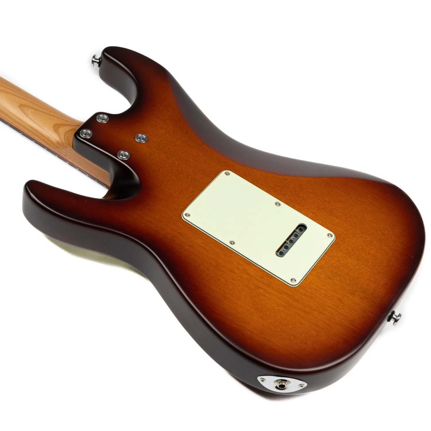 Eart Guitars, YMX-SG3, SSS Ceramic Single Coil Pickups Vintage Style Electric Guitar, Brown Sunburst - Image 7