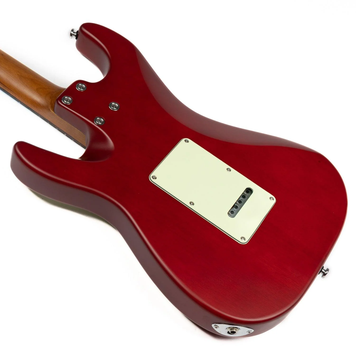 Eart Guitars, YMX-SG3, 6-Point Synchronized Tremolo SSS Vintage Style Electric Guitar, Red - Image 7