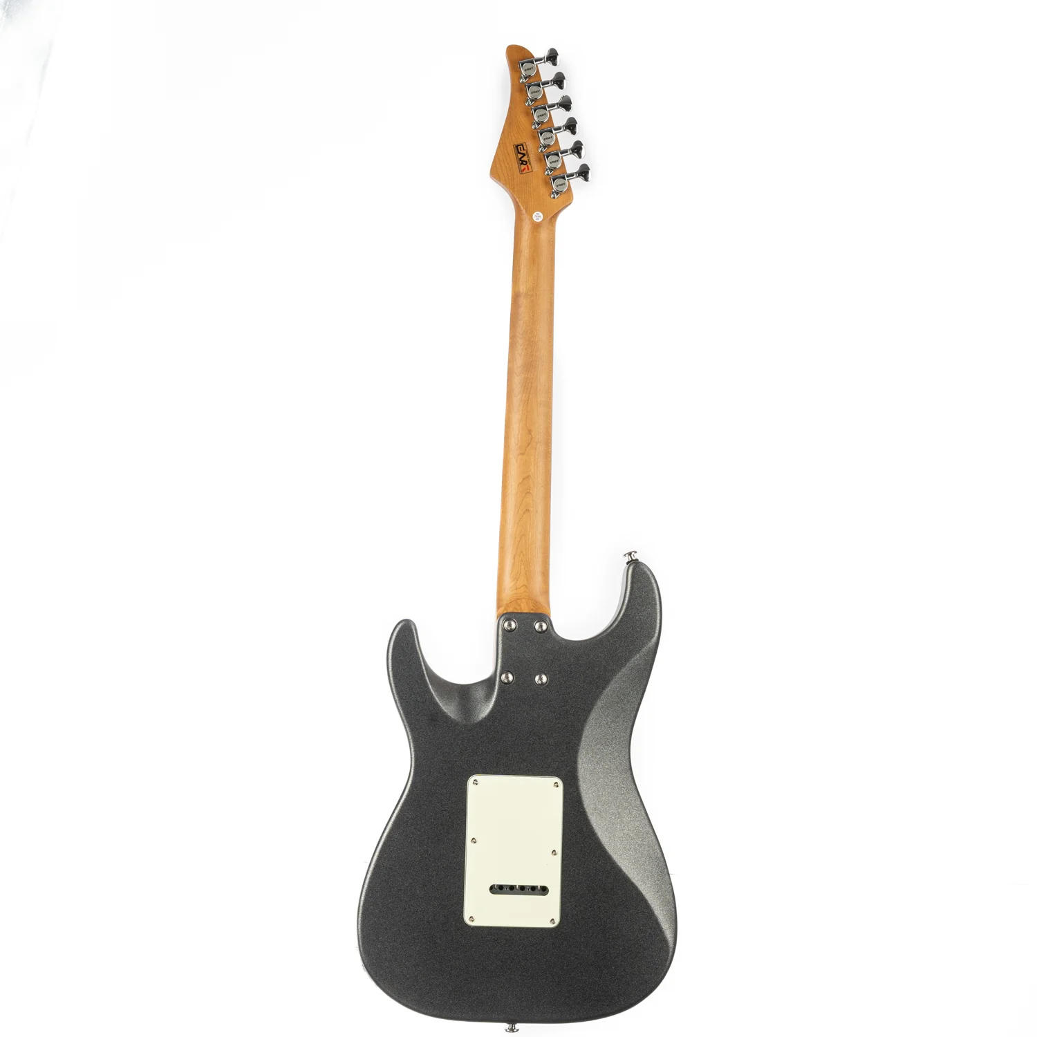 Eart Guitars, YMX-SG3, SSS Ceramic Single Coil Pickups Vintage Style Electric Guitar, Metal Black - Image 2