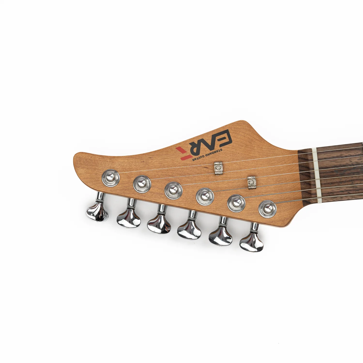 Eart Guitars, YMX-SG3, SSS Ceramic Single Coil Pickups Vintage Style Electric Guitar, Metal Black - Image 3