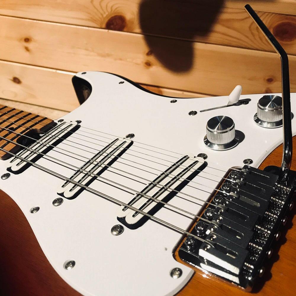 Eart guitars, EAT-1, Model High Power Mini Humbucker Electric Guitars, Sunburst - Image 7