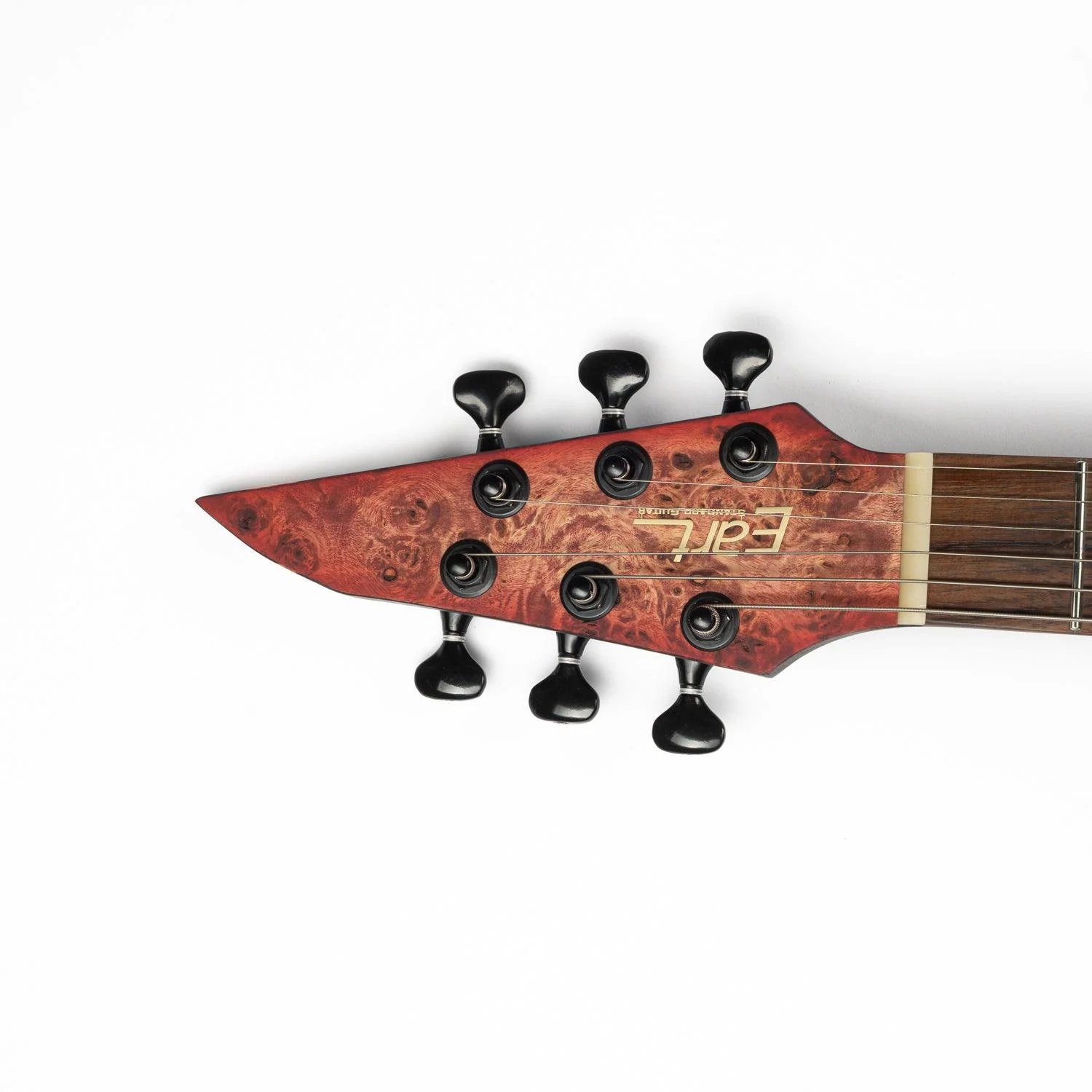 Eart Guitars, EXP-H6-ULTRA Humbucker Pickups, Tremolo Bridge, Metal Rock Right Handed 6 Strings Electric Guitars, Red Burst - Image 3