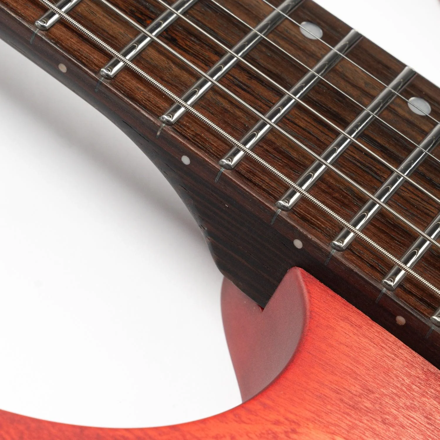 Eart Guitars, EXP-H6-ULTRA Humbucker Pickups, Tremolo Bridge, Metal Rock Right Handed 6 Strings Electric Guitars, Red Burst - Image 5
