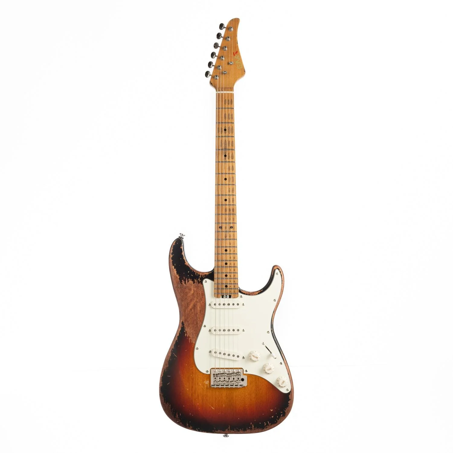 EART Guitars, Vintage-VS60H(M), Satin Heavy Relic Finish 6-Point Synchronized Tremolo Bridge Electric Guitar - Image 11