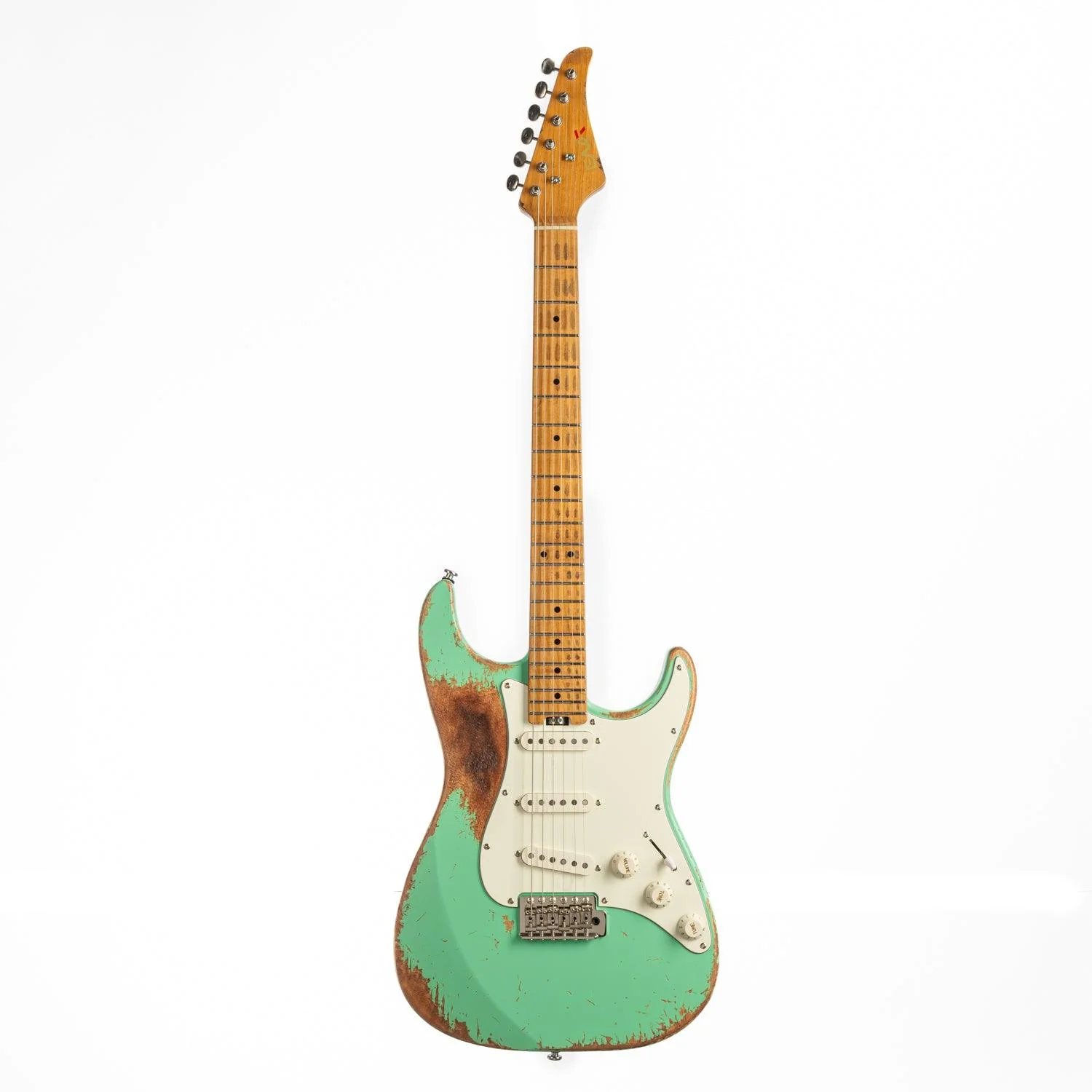 EART Guitars, Vintage-VS60H(M), Satin Heavy Relic Finish 6-Point Synchronized Tremolo Bridge Electric Guitar - Image 12