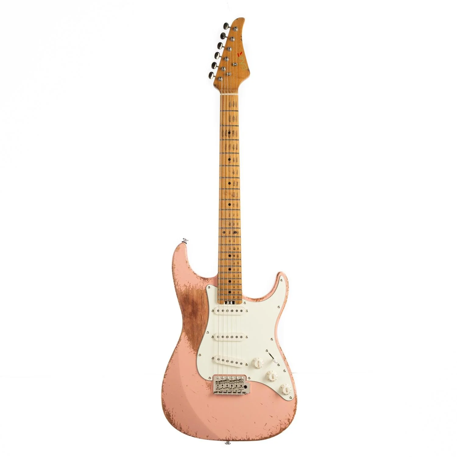 EART Guitars, Vintage-VS60H(M), Satin Heavy Relic Finish 6-Point Synchronized Tremolo Bridge Electric Guitar - Image 13