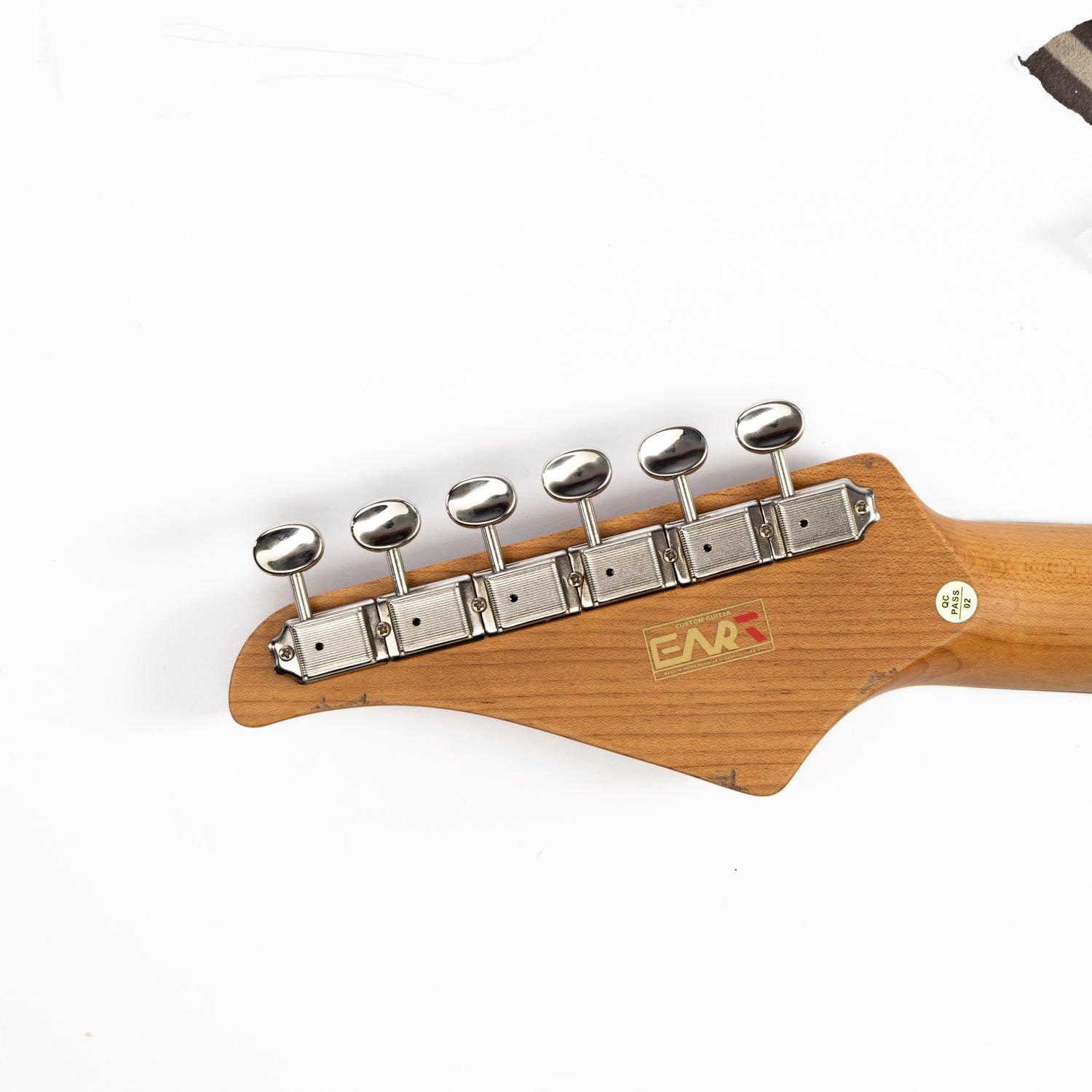 EART Guitars, Vintage-VS60H(M), Satin Heavy Relic Finish 6-Point Synchronized Tremolo Bridge Electric Guitar - Image 3