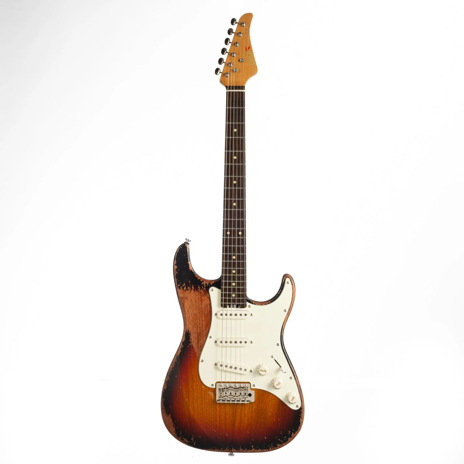 EART Guitars, Vintage-VS60H(M), Satin Heavy Relic Finish 6-Point Synchronized Tremolo Bridge Electric Guitar - Image 8